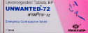 Unwanted 72 Tablets